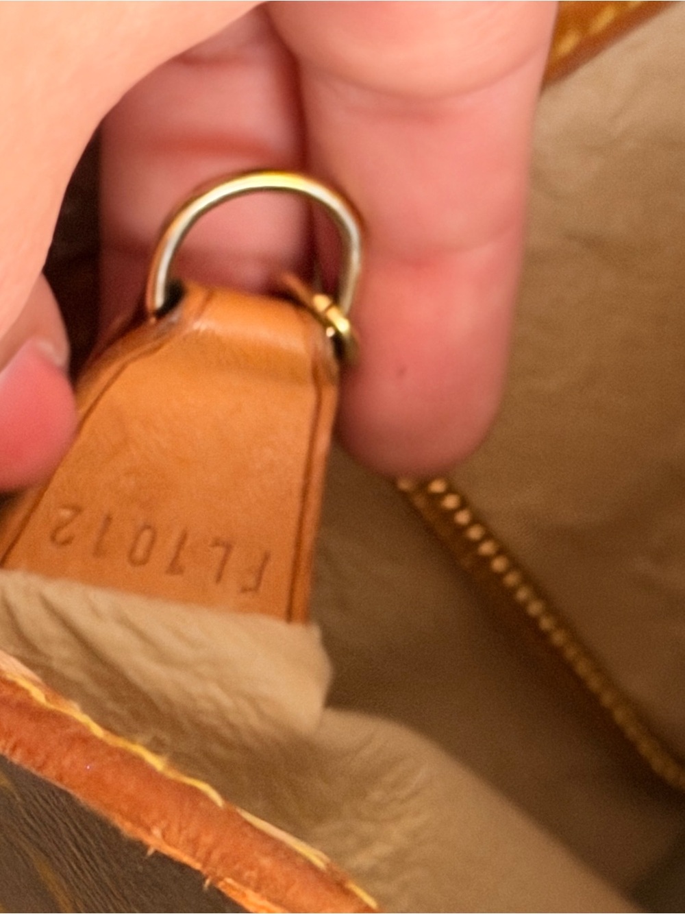 Louis Vuitton Monogram Canvas Bucket Tote in Brown and Tan - Picture 5 of 5